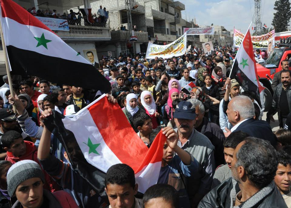 Syrians with Assad8
