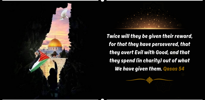 Twice will they be given their reward, for that they have persevered, that they avert Evil with Good, and that they spend (in charity) out of what We have given them. Qasas 54