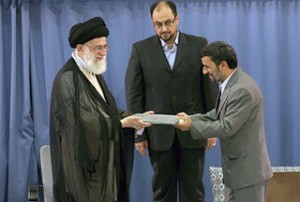Leader-Ahmadinejad