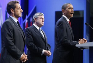 Brown-Sarkozy-Obama
