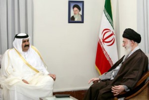 Imam-Khamenei-and-al-Thani