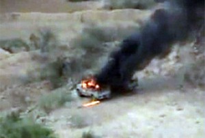 Saudi-Army-vehicle-burns