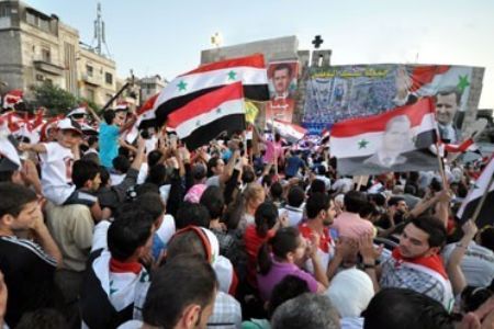 Syrians protest US interference in their internal affairs