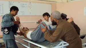 Afghan policemen poisoned