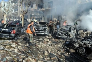 Terrorist Blast in al-Wourod Neighborhood, Syria, 3 Injured