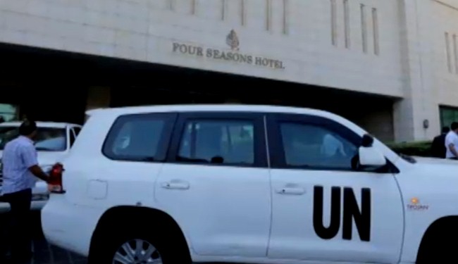 UN chemical inspectors arrive in Damascus