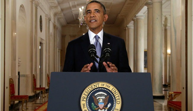 Obama keeps war option despite Syria chem. deal
