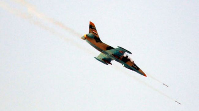 Syria planes bomb militant-held area near Yabroud