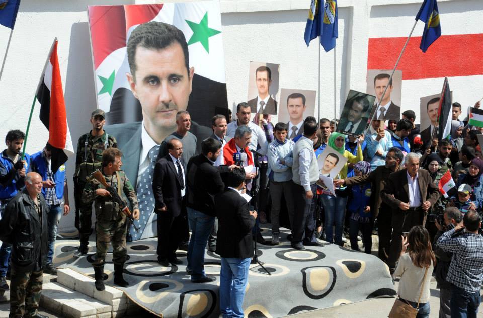 Syrians with Assad3