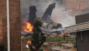 US Navy jet crashes during training