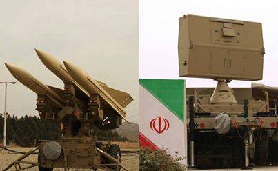 Mersad air defense system with Shahin missile