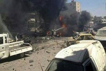 Two Terrorist car bombings have rocked Homs