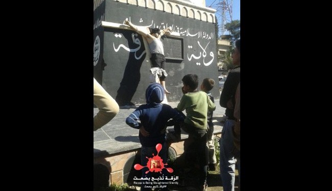 Terrorists now crucifying people in Syria, tweeting out pictures