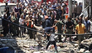 Car bombing in central Syria kills dozens