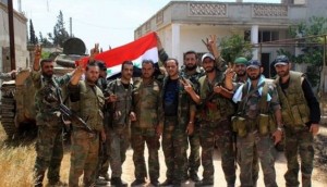 Syrian army troops enter town of Maliha