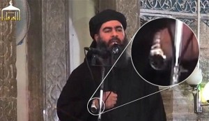 Flashy wristwatch of purported ISIL leader mocked