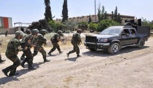 Syrian troops crush infiltration bids by insurgents