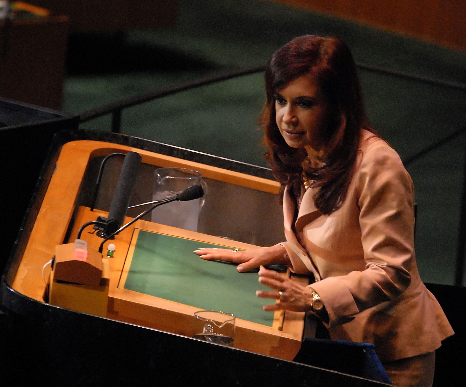 Media censor Argentina president's remarks at UN