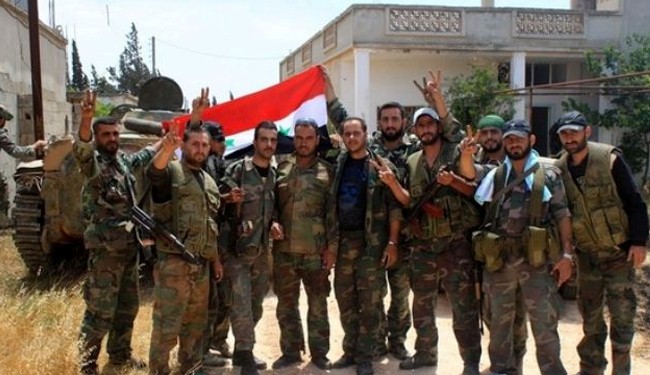 Syria army clears areas near Lebanese border