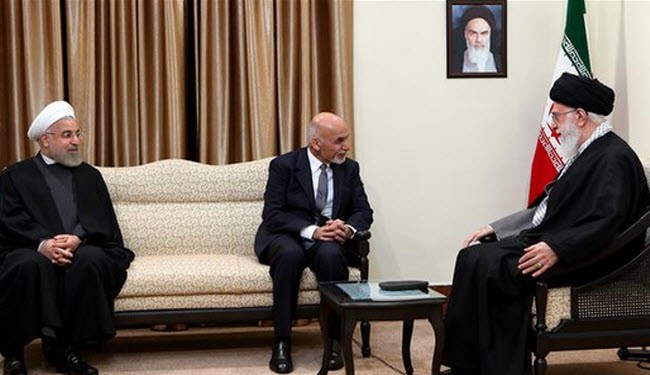 Ayatollah Seyyed Ali Khamenei receives Ashraf Ghani in Tehran