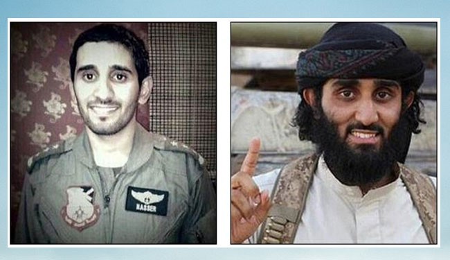 The 2 Terrorist : Saudi brothers one air force pilot Nasser which kills Yemeni children from his Apache chopper (left) and ISIS suicide bomber Zaher al-Harthi (right), both died on the same day fighting on one side of the war in Middle East
