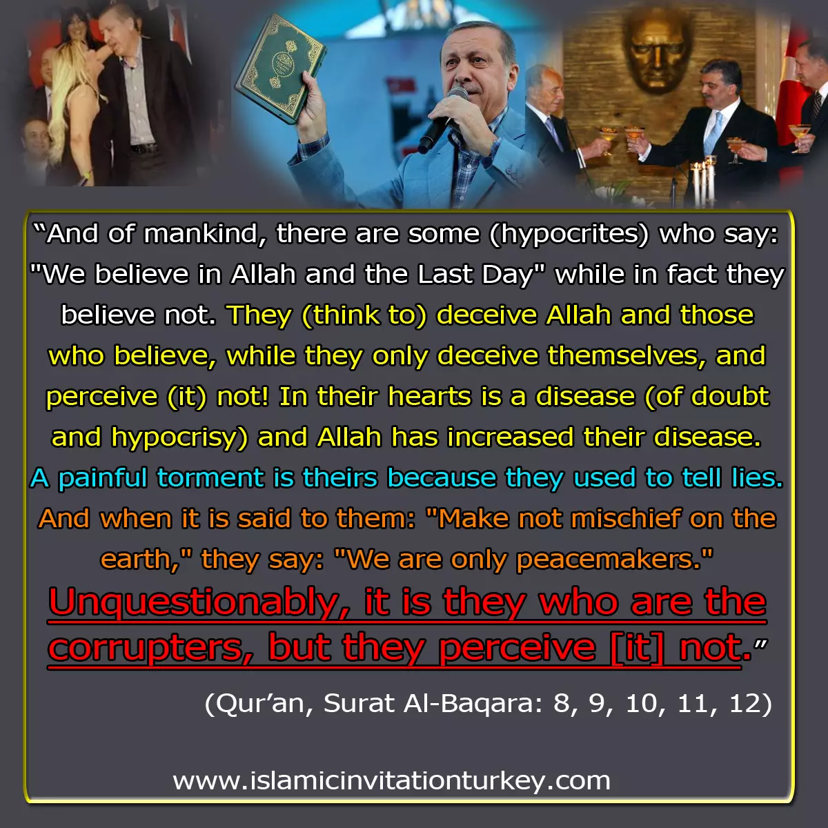hypocrites in Qur'an