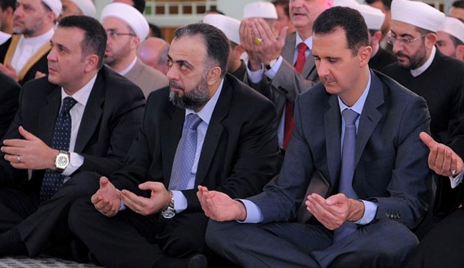 Syria’s Bashar Assad joins Eid al-Fitr prayers in City of Homs (FILE PHOTO)