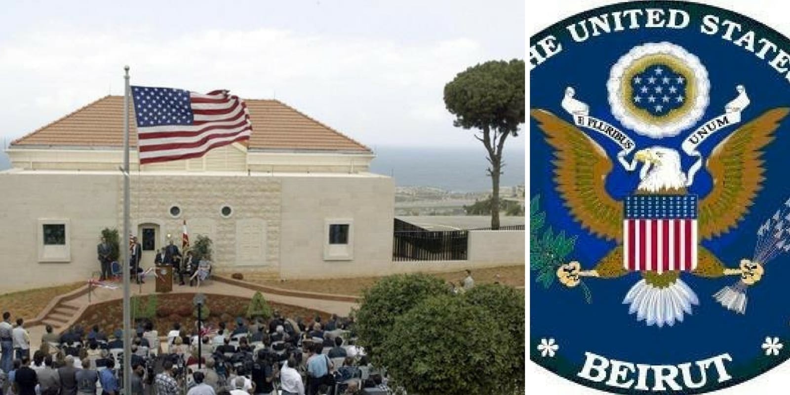 The embassy is monitoring. American Embassy Baku logo. Embassy of United States in Dubai. Embassy of Lebanon Washington DC Seal.