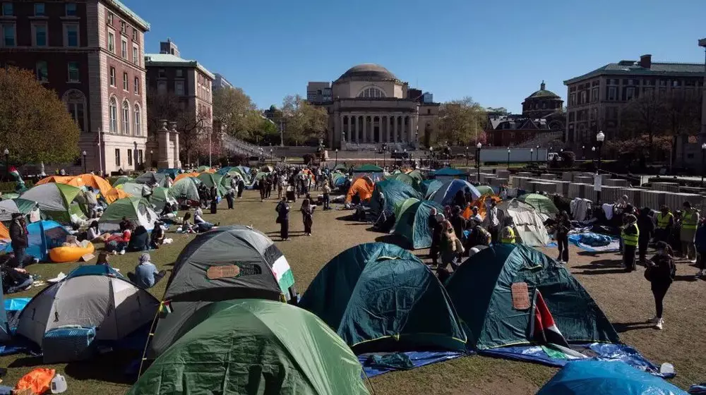 Pro-Gaza protesters in NYs Columbia University stay put despite intimidation, crackdown