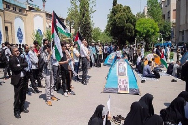 Solidarity with Gaza, US, EU students at Iran's universities- Videos