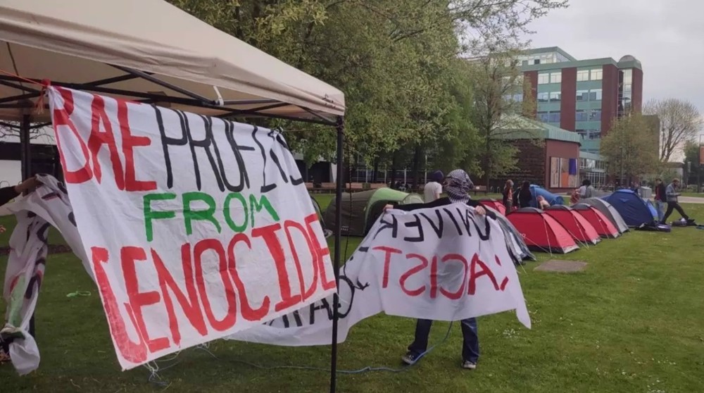 UK students occupy university campuses in protest over 'israeli' war on Gaza