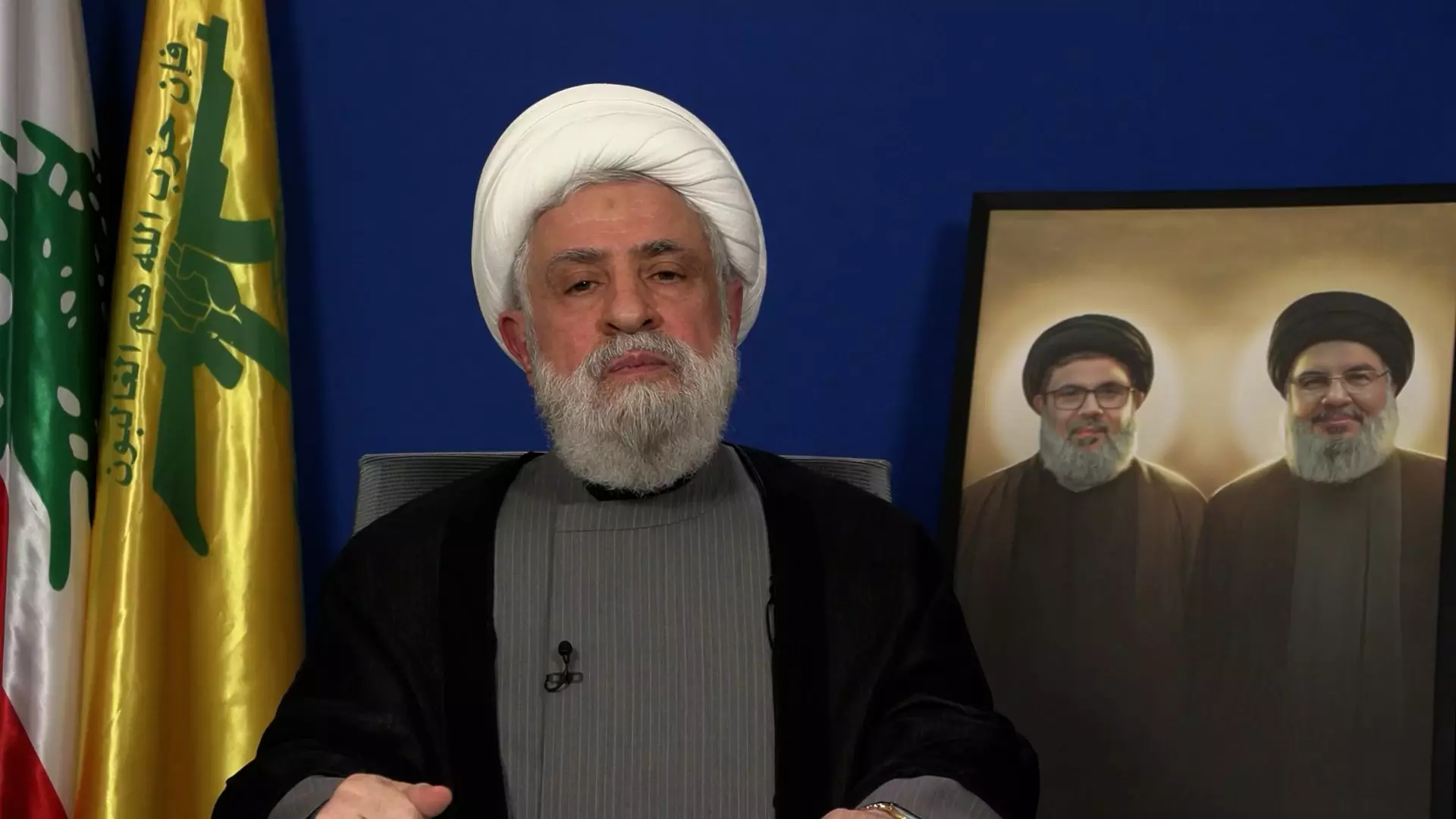 Hezbollah's Sheikh Qassem Condemns Zionist Actions, Supports Iran's Right to Retaliate